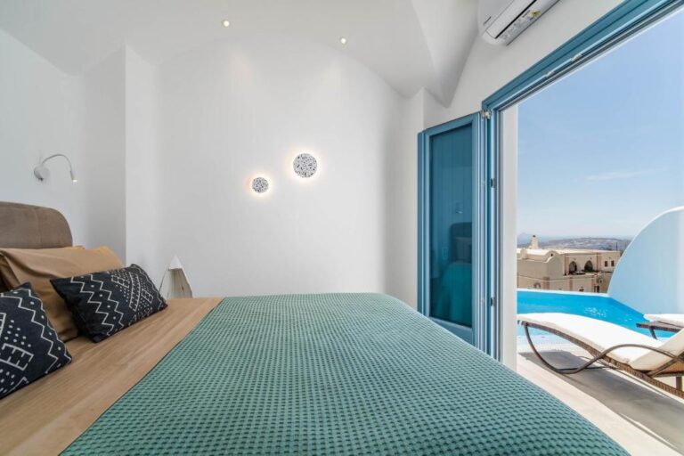 Aegean Blue Luxury Suites Kamer met uitzicht